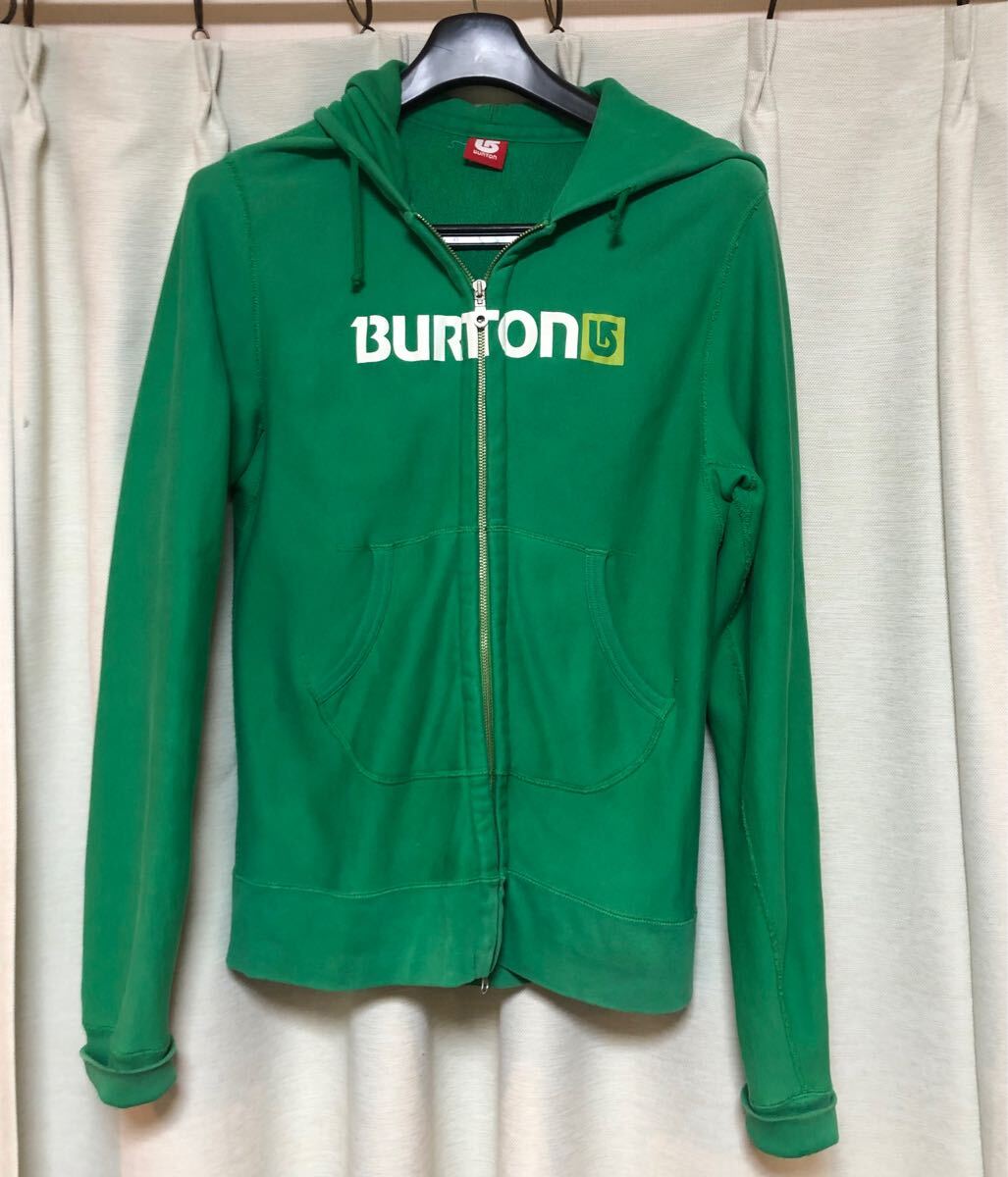 Burton バートン・メンズパーカー スウェット グリーン Lサイズ拍卖