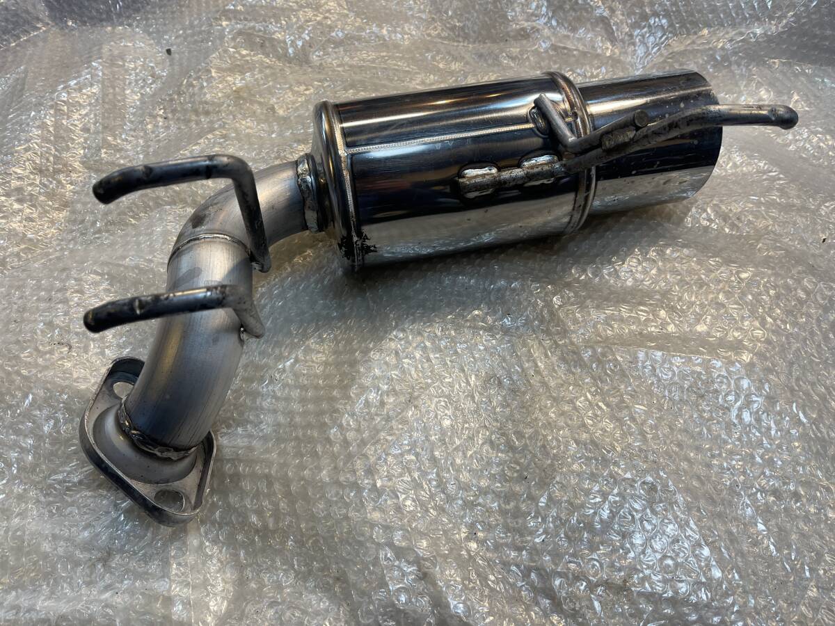 JB7 ライフ JE1 ゼスト ターボ おそらくブリッツ製 ステンレスマフラー 中古品拍卖