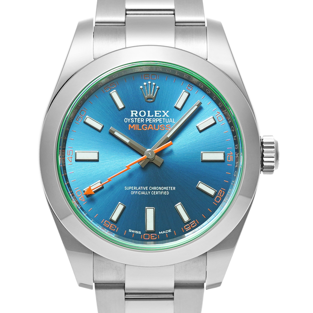 ROLEX ミルガウス Zブルー Ref.116400GV 中古品 メンズ 腕時計拍卖