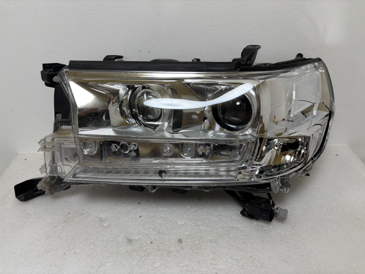 ☆ ランクル ランドクルーザー 200系 後期 60-244 LED 刻印76 ヘッドライト 左 ☆41228拍卖