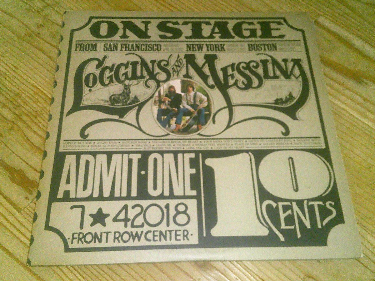 ●即決!LP:LOGGINS & MESSINA ON STAGE オン・ステージ ロギンズ&メッシーナ:2枚組拍卖