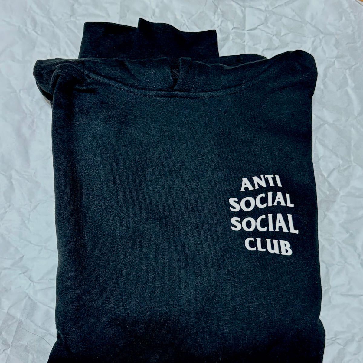 Anti Social Social Club アンチソーシャルソーシャルクラブ Black Hoodie Lサイズ ブラック フーディー パーカー assc 未着用縫製甘め拍卖