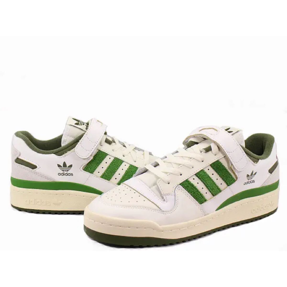 28cm adidas originals Forum 84 Low Crew Green アディダス オリジナルス フォーラム 84 ロー クルー グリーン パイングリーン拍卖