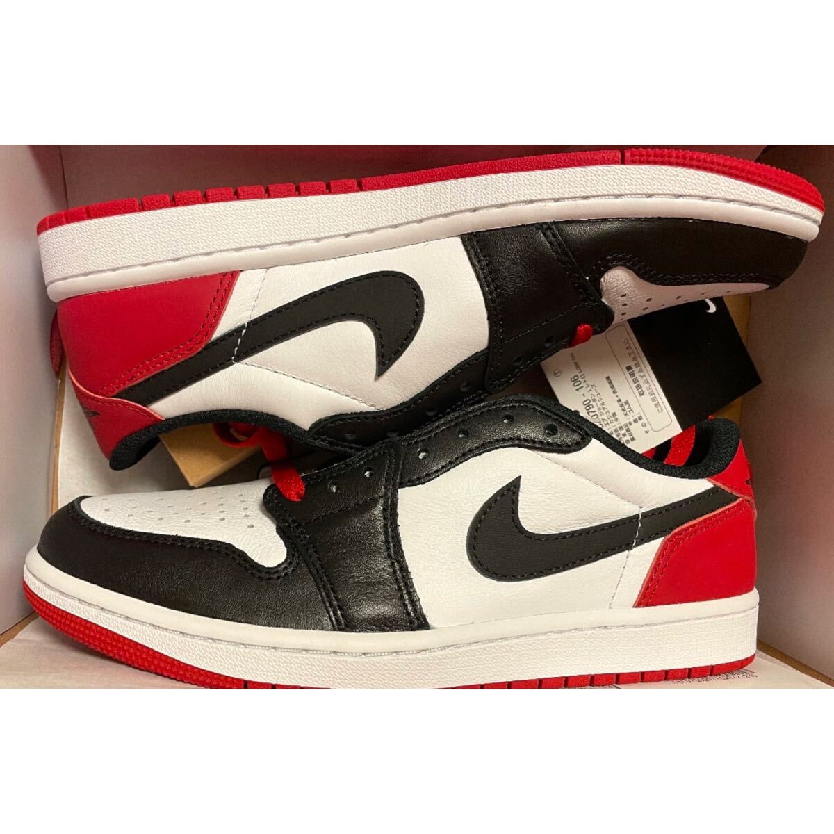 28cm US10 NIKE Air Jordan 1 Retro Low OG Black Toe CZ0790-106 ナイキ エアジョーダン1 BOXプチプチ二重巻のまま発送します拍卖