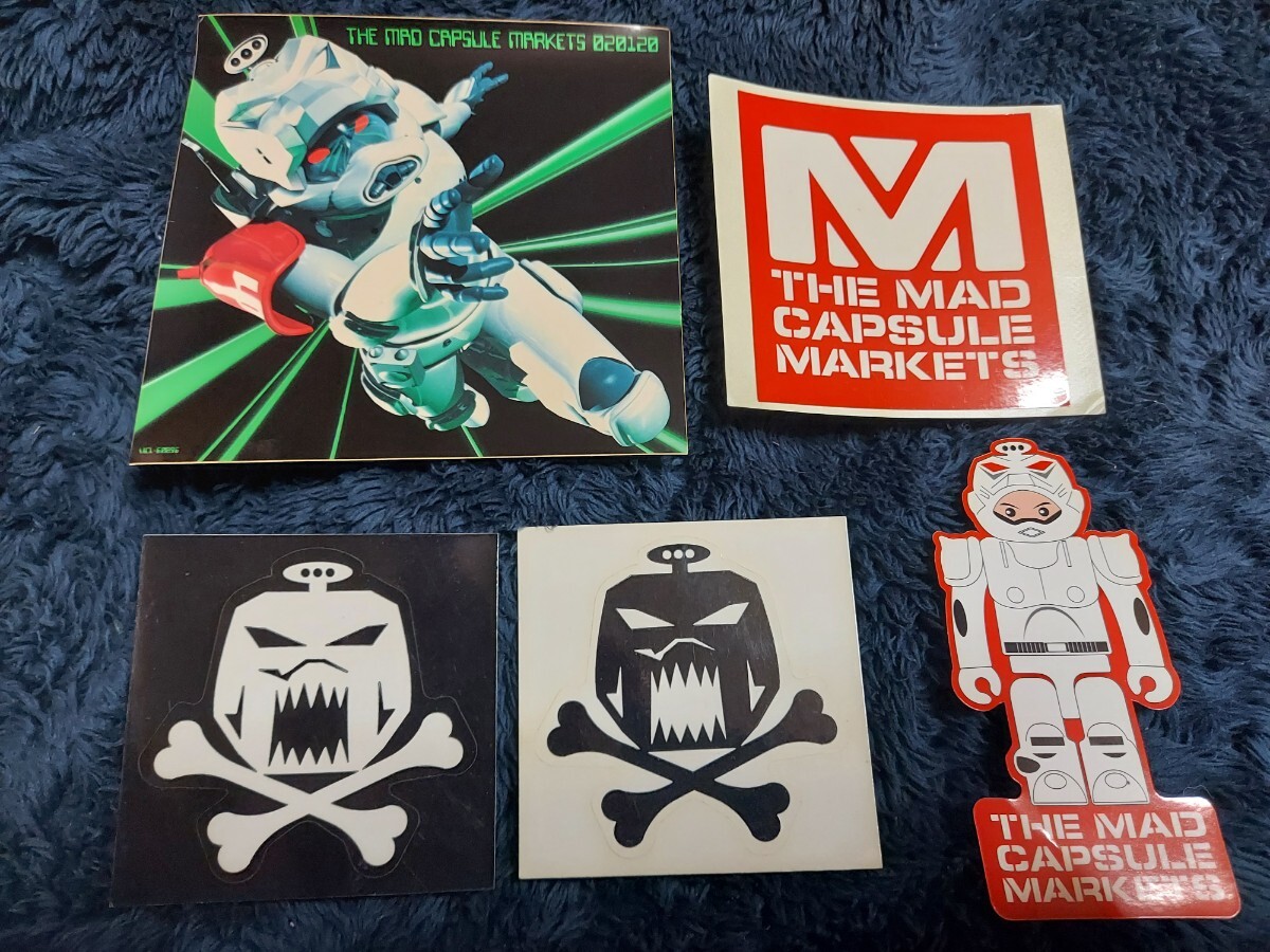 THE MAD CAPSULE MARKETS ステッカー 5枚 セット マッドカプセルマーケッツ マッドカプセル拍卖