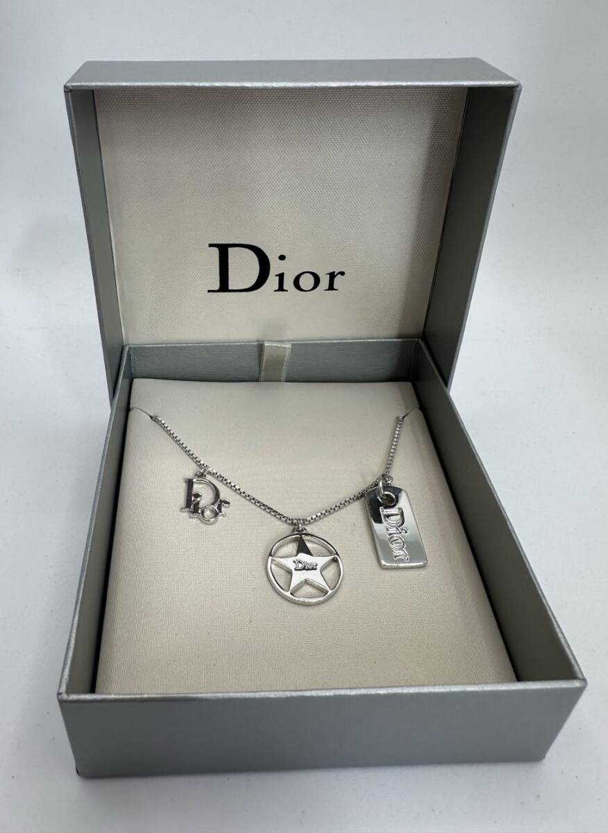 中古 DIOR ブレスレット シルバーGP 美品 003465拍卖
