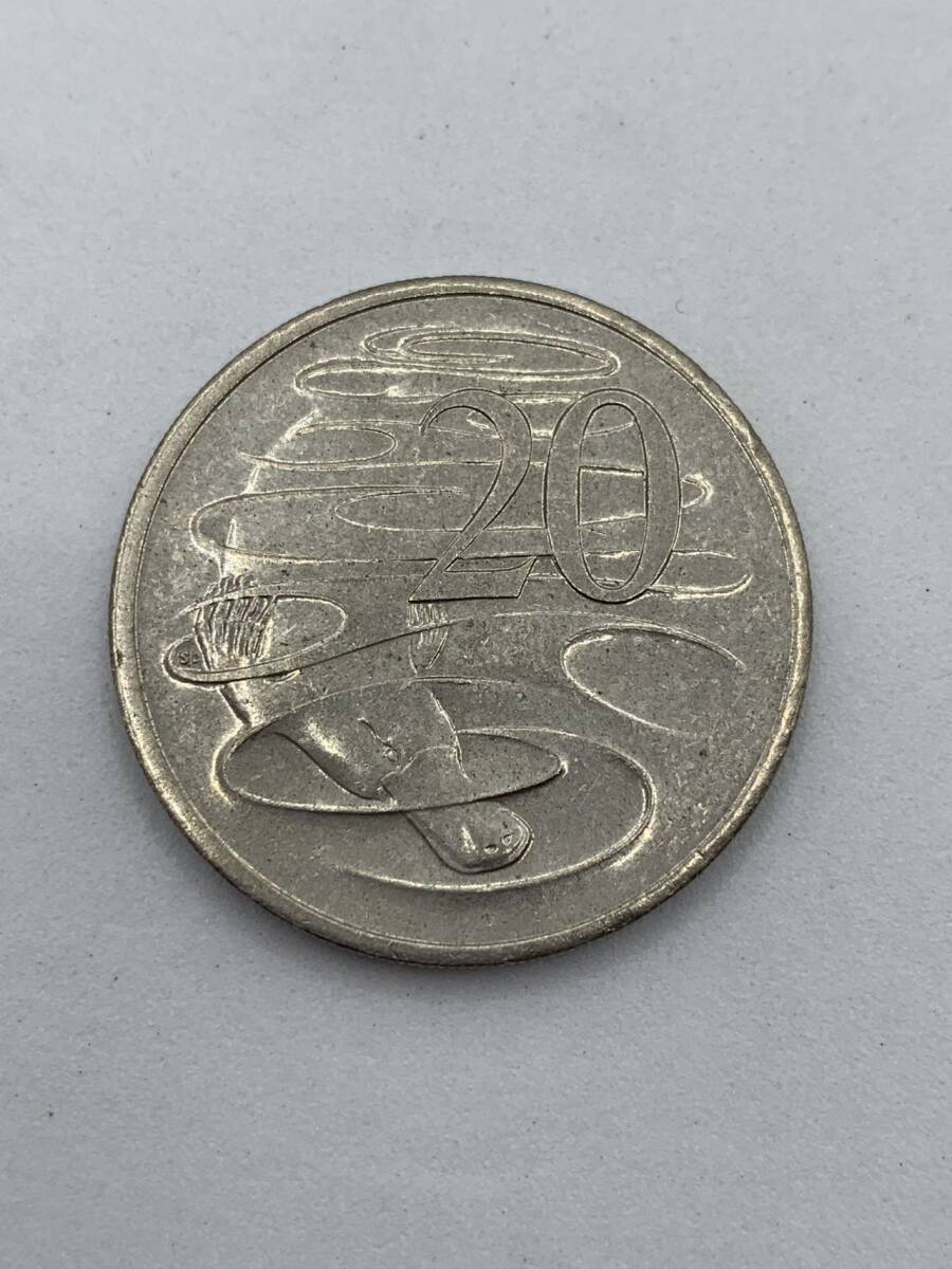 中古 オーストラリア カモノハシ 20セント コイン ②拍卖