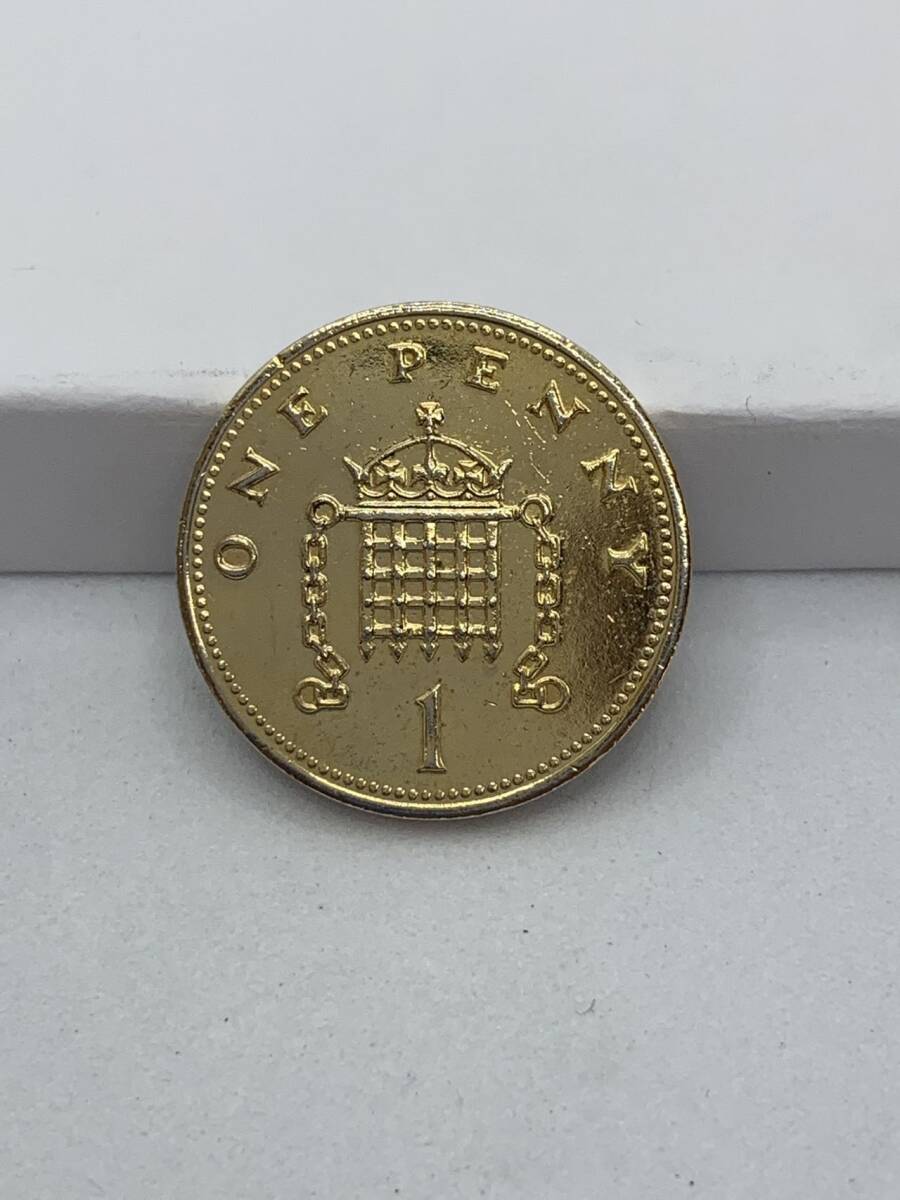 中古 イギリス エリザベス二世 1991年コイン ③拍卖