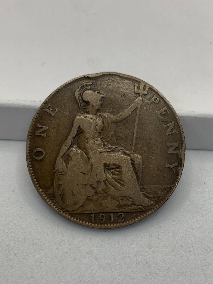 中古 アンティーク 1ペニー 1912年コイン ⑥拍卖