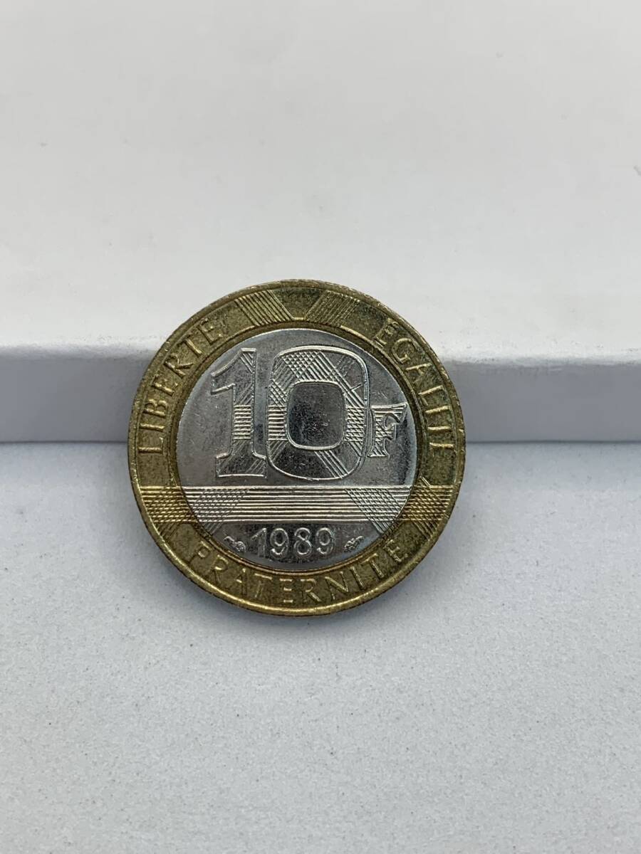 中古 フランス 10フラン 1989年コイン ⑧拍卖