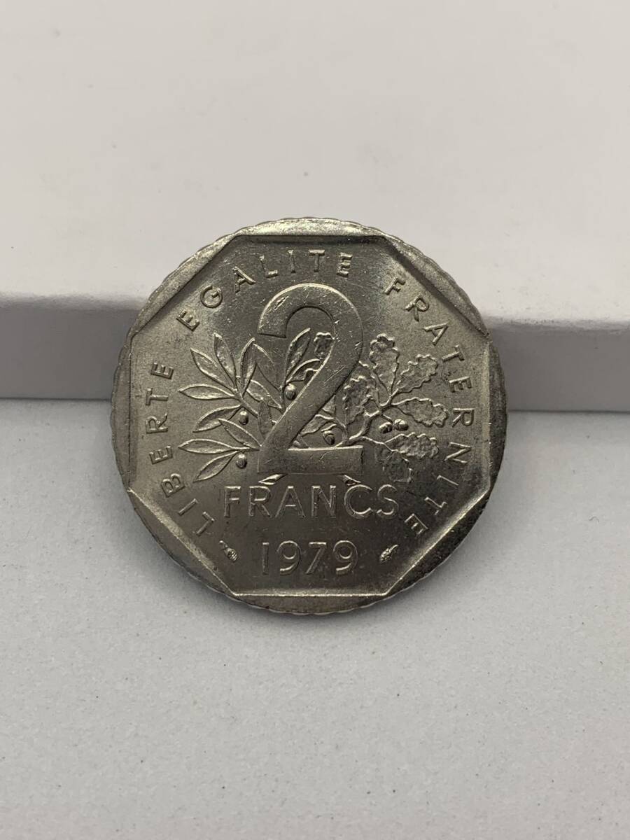 中古 フランス 2フラン 1979年コイン ⑨拍卖