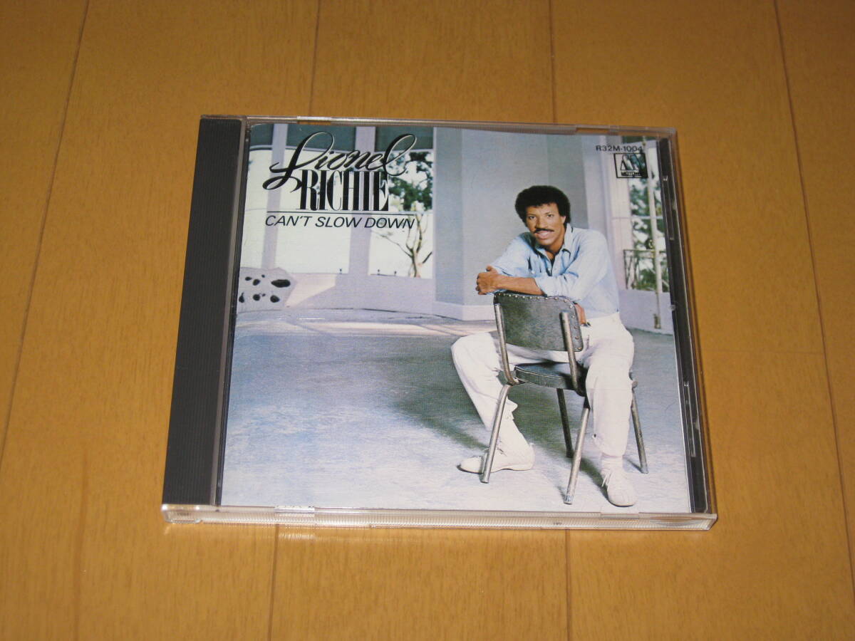 オール・ナイト・ロング ライオネル・リッチー 国内盤CD R32M-1004 CAN'T SLOW DOWN LIONEL RICHIE ♪ペニー・ラバー♪ハロー拍卖