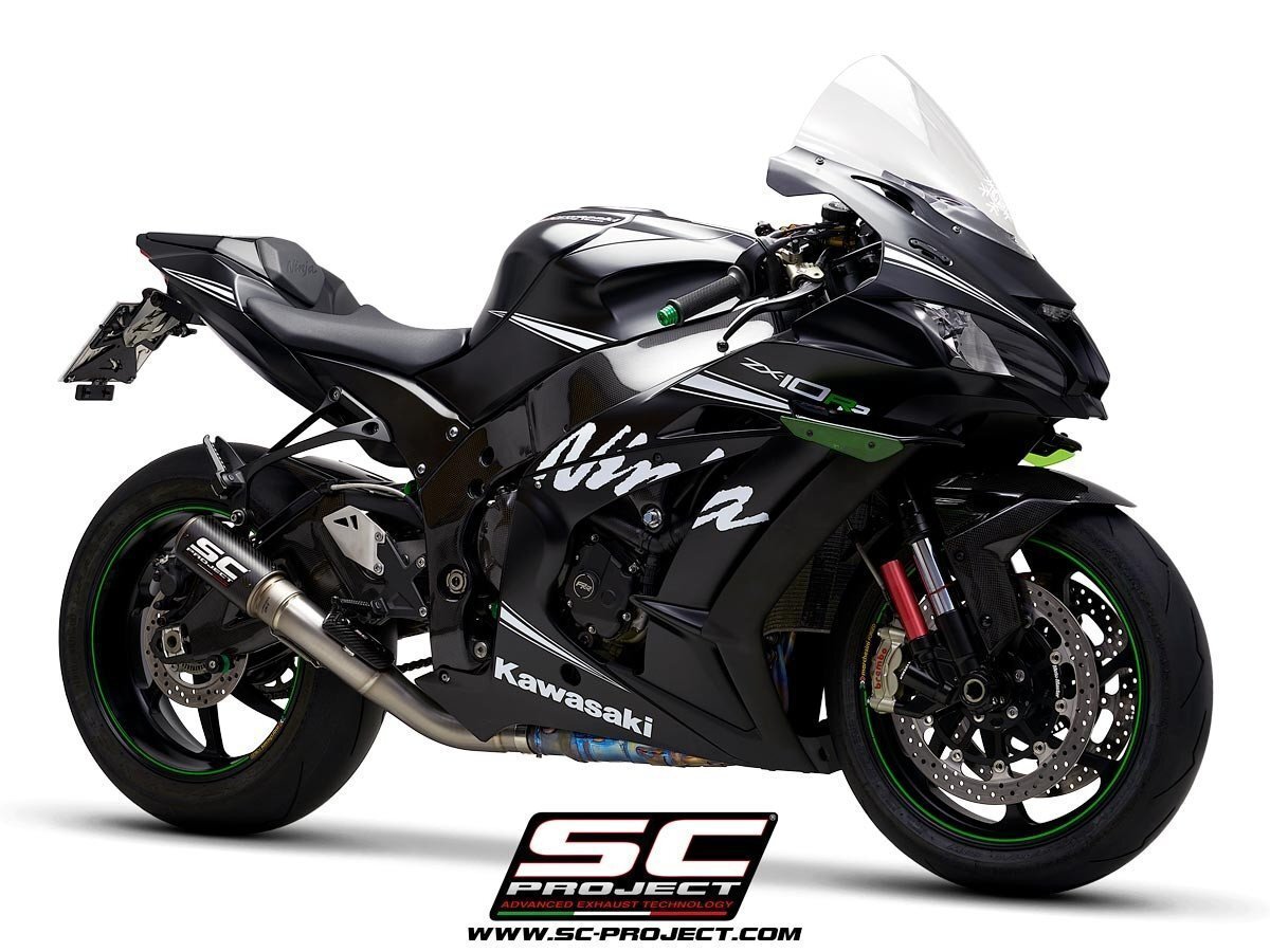 【国内在庫】SC-PROJECT SCプロジェクト CR-Tサイレンサー&フルチタンDE-CATパイプ KAWASAKI カワサキ NINJA ニンジャ ZX-10R '17-20拍卖
