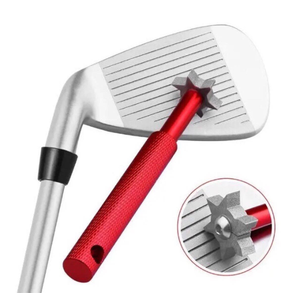 溝リペアツール(レッド)6ブレード アイアン ウェッジ用 新品!拍卖