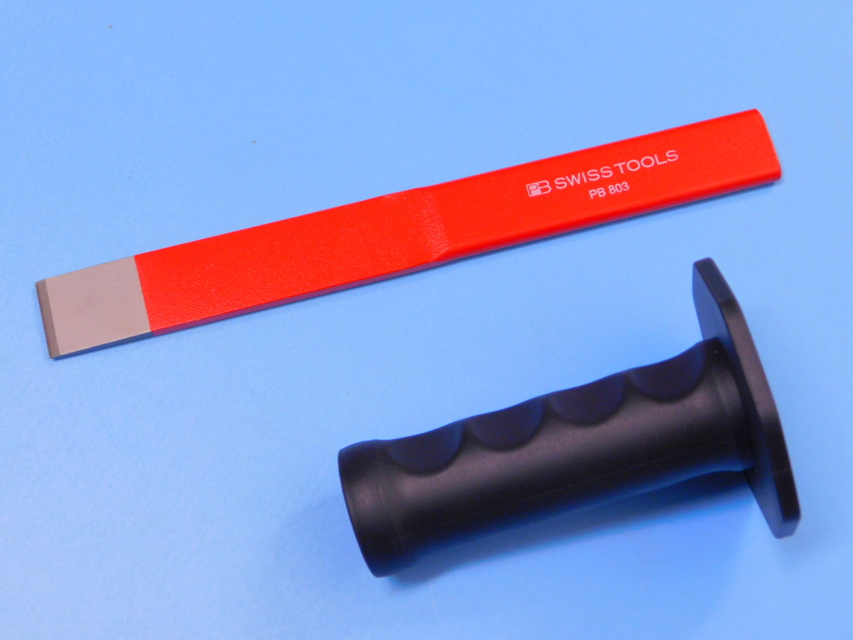 【PB ピービー】※《PB803 スロットタガネ & ハンドガードグリップ》 スポットタガネの定番拍卖