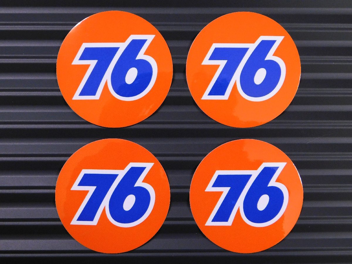 ◆送料\110◆【76・セブンティシックス】※《レーシングステッカー/4枚セット》 (品番ms142) アメリカン雑貨 ガレージ拍卖
