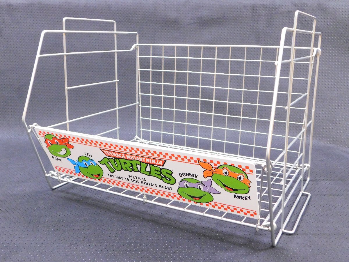 【TURTLES・ミュータント タートルズ】※《USA ワイヤーラック》 アメリカン雑貨 スタッキング可能 見せる収納拍卖