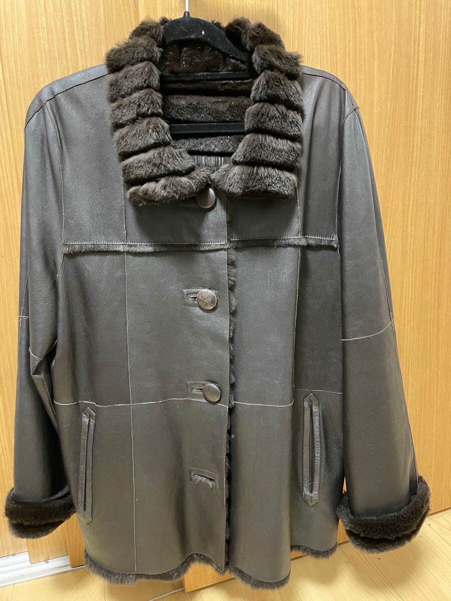 peartone リバーシブルコート 茶色 20241207拍卖