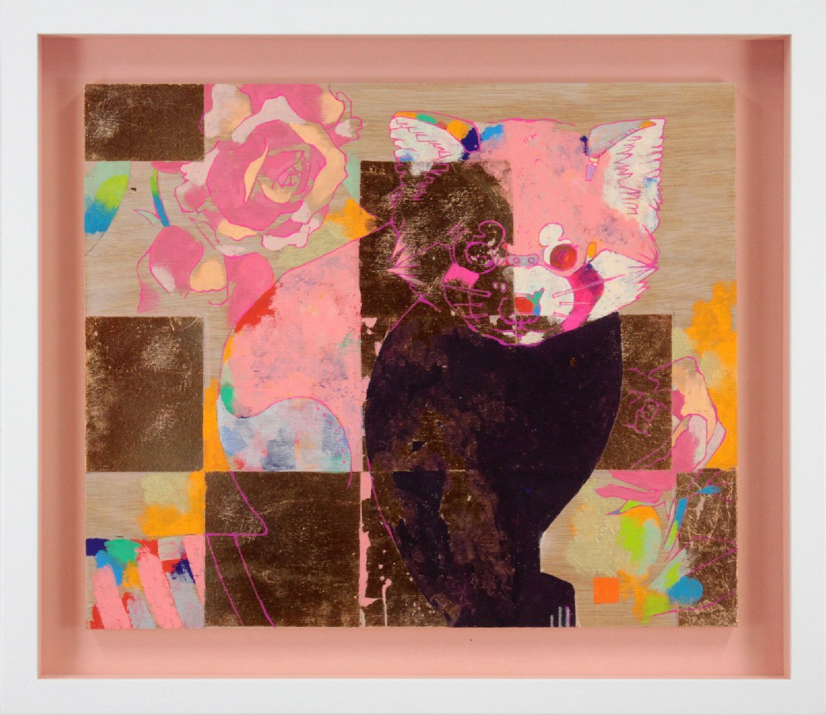 安岡亜蘭 「lesser」 アクリル画 絵画 - 北海道画廊拍卖