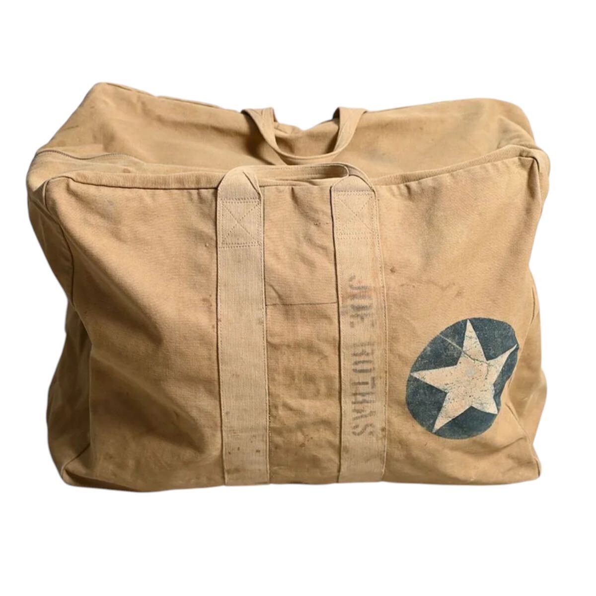 超希少!VTG 1940'S U.S.ARMY AIR FORCE AVIATOR'S KIT BAG INSIGNIA PAINTビンテージエアフォースミリタリーアビエーターキットバッグ星条拍卖