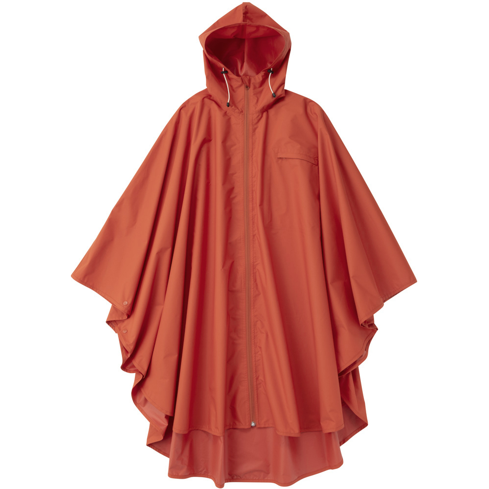 ☆ レッド ☆ U-DAY ポンチョ レインコート ポンチョ 前開き レインポンチョ メンズ レディース ユニセックス 通勤 通学 自転車 キャンプ拍卖