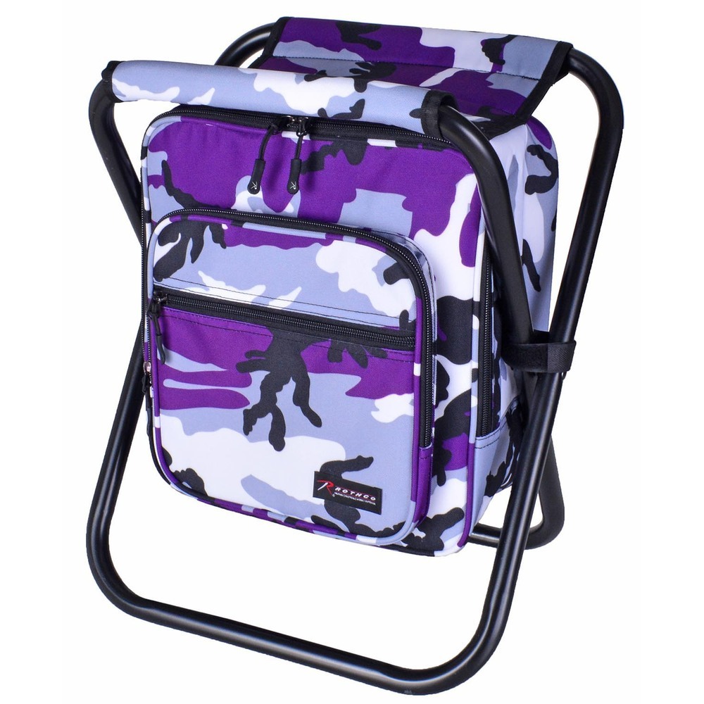 ☆ UltraVioletCamo ☆ ROTHCO チェアリュック リュック 椅子付き ROTHCO チェアリュック 保冷リュック おしゃれ 椅子付きリュック拍卖
