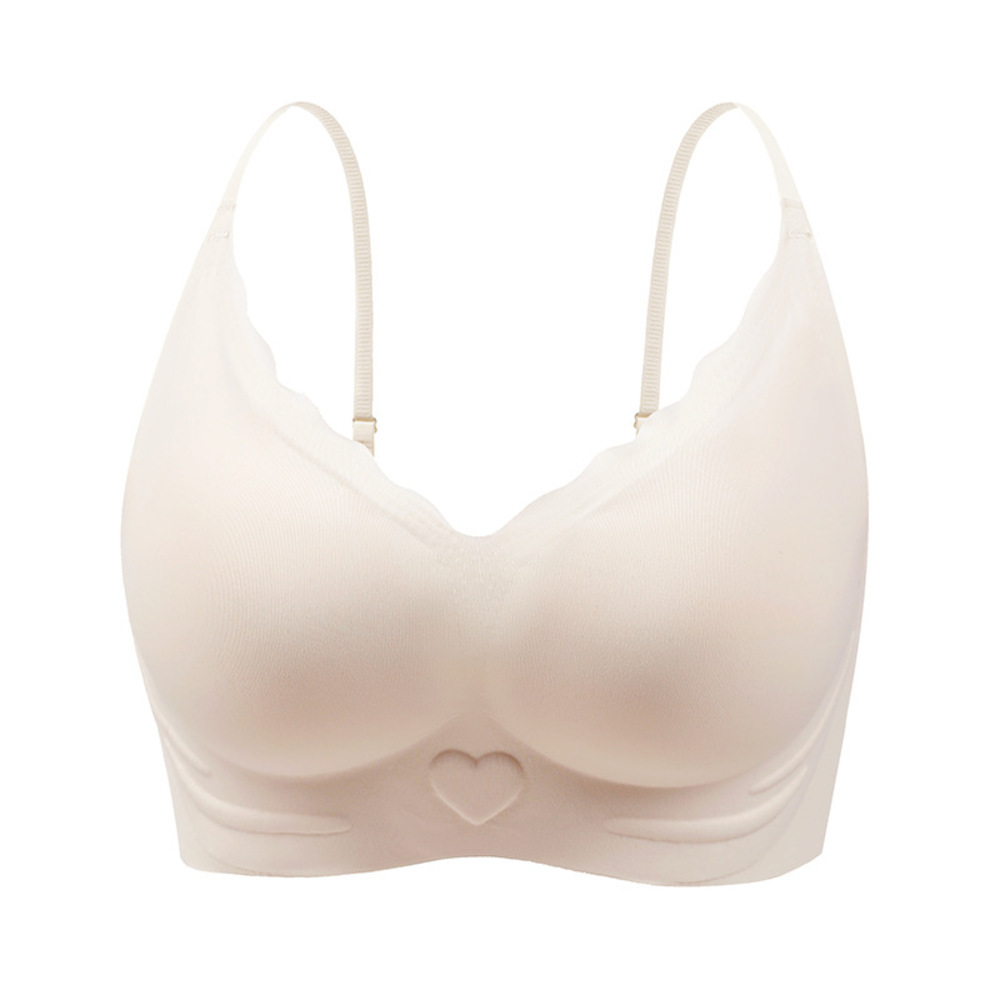 ☆ アイボリー ☆ Lサイズ ☆ ノンワイヤーブラジャー ナイトブラ wirefree821c ノンワイヤーブラ ナイトブラ スポーツブラ スポブラ拍卖