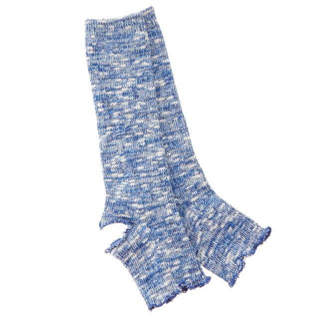 ☆ 0063BL.ブルー サンダル ソックス 指なし スモールストーン ソックス 靴下 かかとなし 指なし 定番 つま先なし トゥレス フリーサイズ拍卖