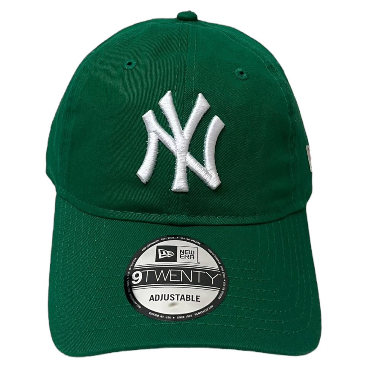 NEWERA (ニューエラ) 9TWENTY ニューヨーク・ヤンキース ベースボールキャップ CAP MLB 60235267 F グリーン×ホワイト ウィメンズ/006拍卖