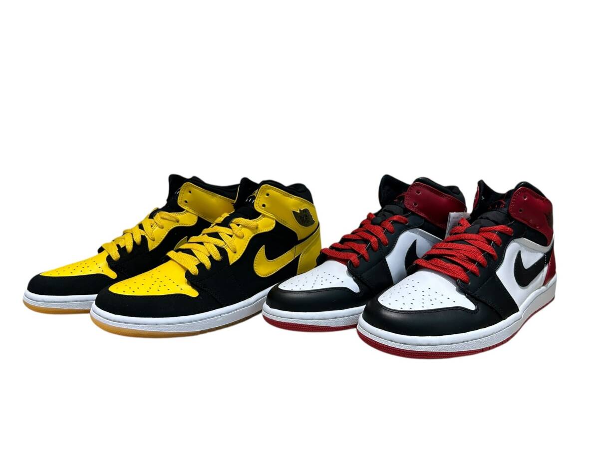 NIKE (ナイキ) AIR JORDAN 1 RETRO エア ジョーダン AJ1 OLD LOVE NEW LOVE スニーカー 316132-991 28cm US10 レッド イエロー メンズ/036拍卖