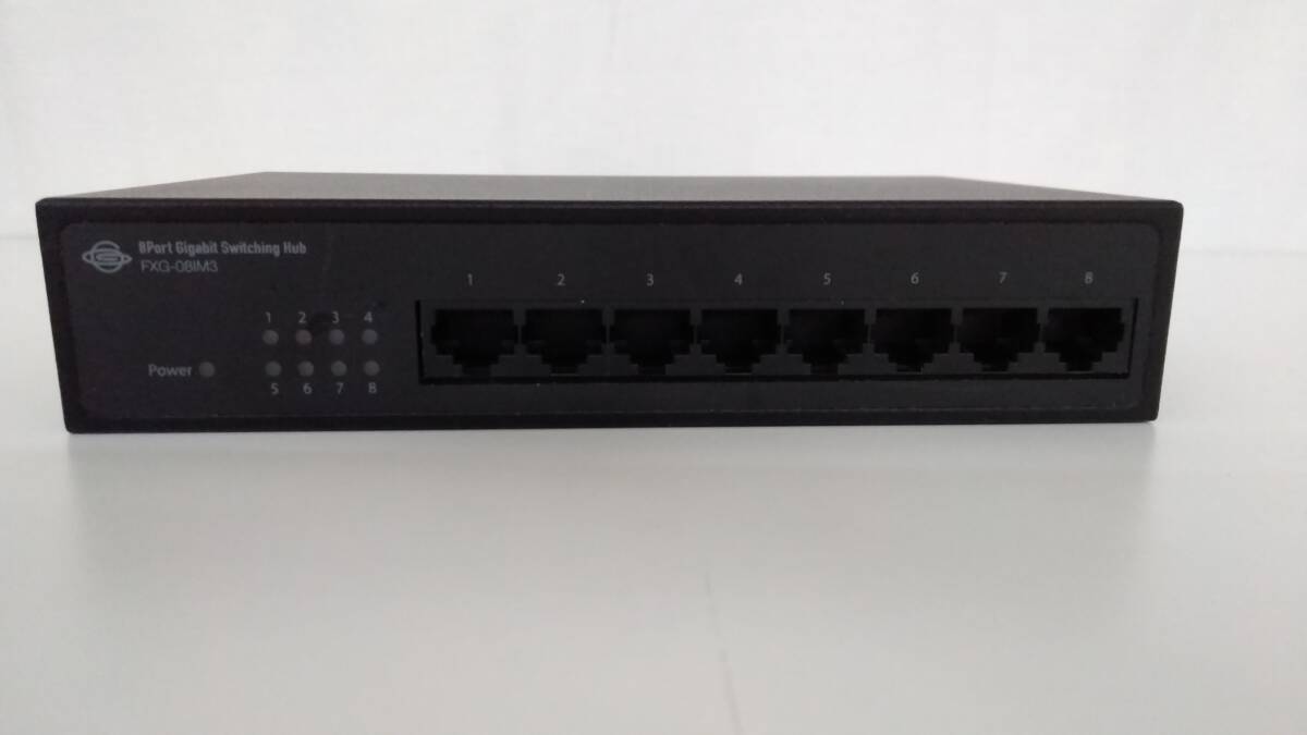 【TN-1528】ジャンク品/PLANEX ギガビット 8ポートスイッチングハブ(電源内蔵) メタル筐体 FXG-08IM3/中古/周辺機器【HK】拍卖