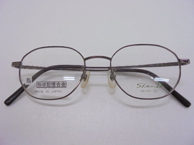 【KCM】glas-105★展示品★【Slen D/スレンディー】メガネフレーム フルリム SD-222 51□18-145 形状記憶合金 眼鏡/めがね 日本製拍卖