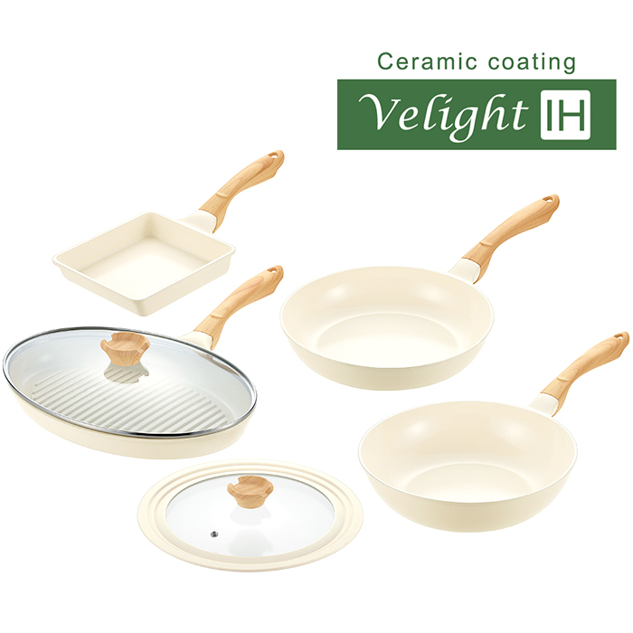 フライパン 4点セット 兼用ガラス蓋付 フライパン 26cm 玉子焼15×18cm いため鍋 28cm オーバルパン ガス火 IH対応 軽量 YKM-4409拍卖