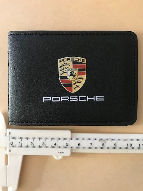 送料無料 さりげなく!ポルシェロゴ PVCカードケース911 930 997 992 マカン タイカン GT3 パナメーラ 993 996 718 ケイマン拍卖