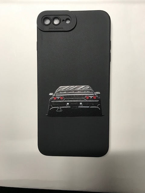 送料無料!誰も持ってない?GT-R R32リヤショット iphone7プラスまたは8プラス用 シリコンケース拍卖