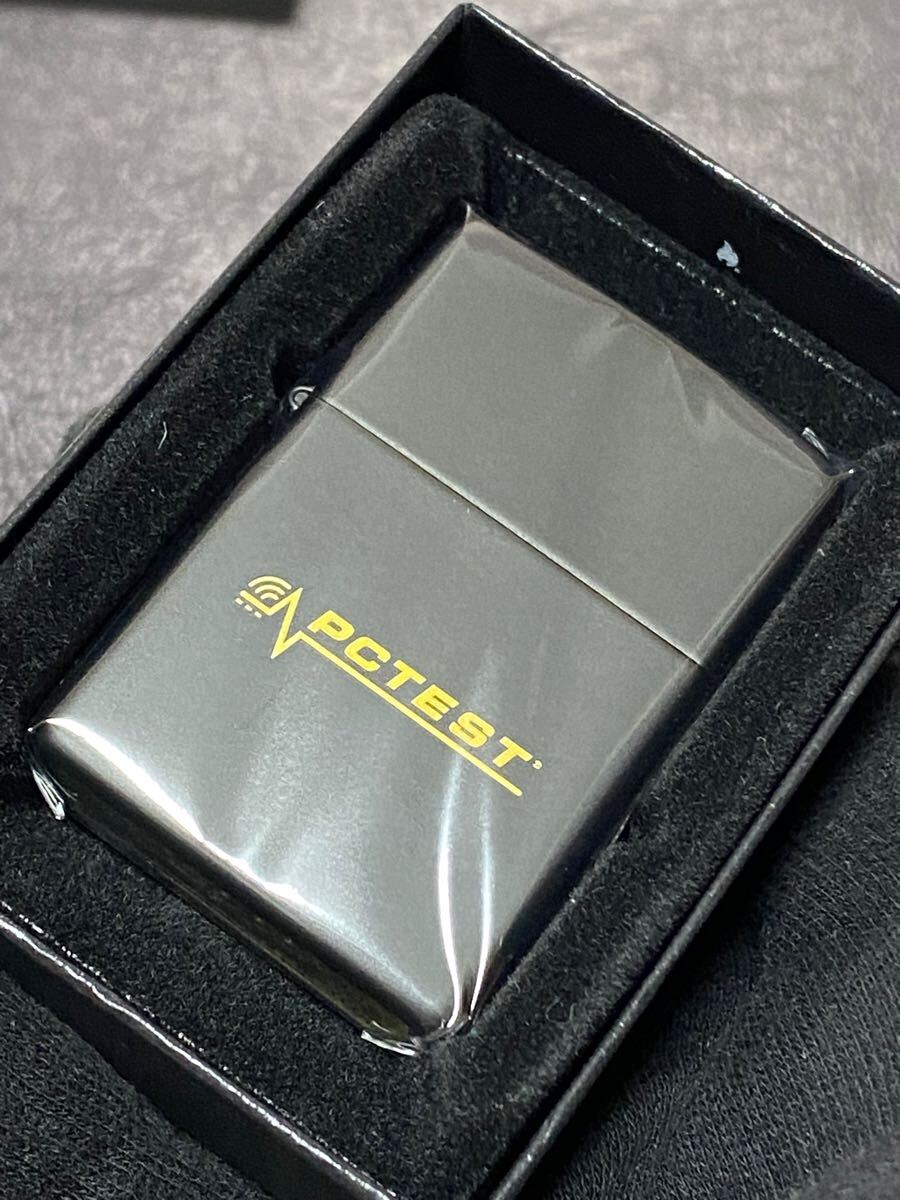 zippo PCTEST マッドブラック 前面加工 希少モデル 2014年製 ケース 保証書付き拍卖