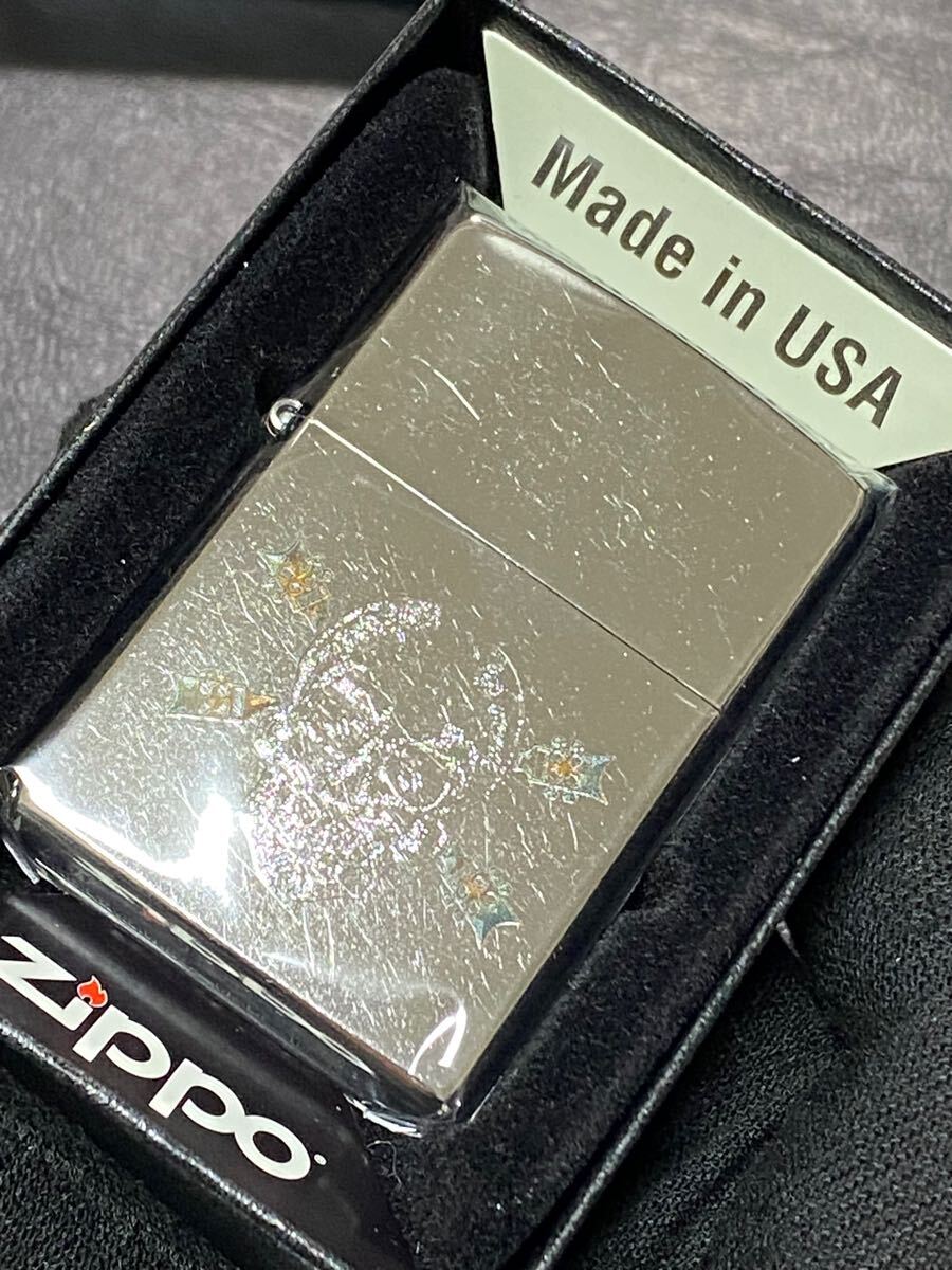 zippo ドクロ シルバーダスト 特殊加工 希少モデル 2018年製 シルバーインナー 2018年製 ケース 保証書付き拍卖