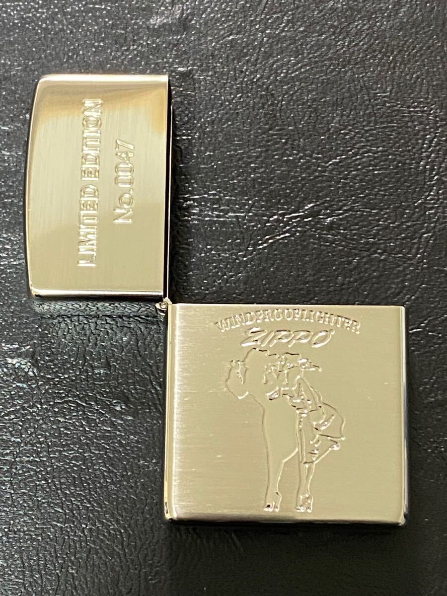 zippo ウィンディ ダブルシルエット 限定品 外側ケース アウター 前面刻印 希少モデル 2023年製 WINDY シリアルナンバー NO.0047拍卖