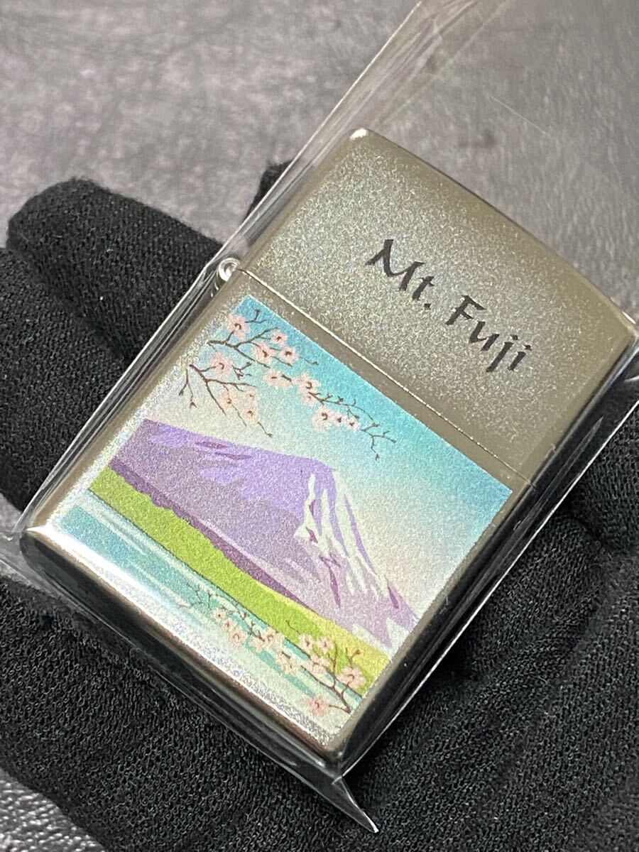 zippo 富士山 前面加工 シルバー 希少モデル 2018年製 Mr.Fuji シルバーインナー 2018年製 拍卖