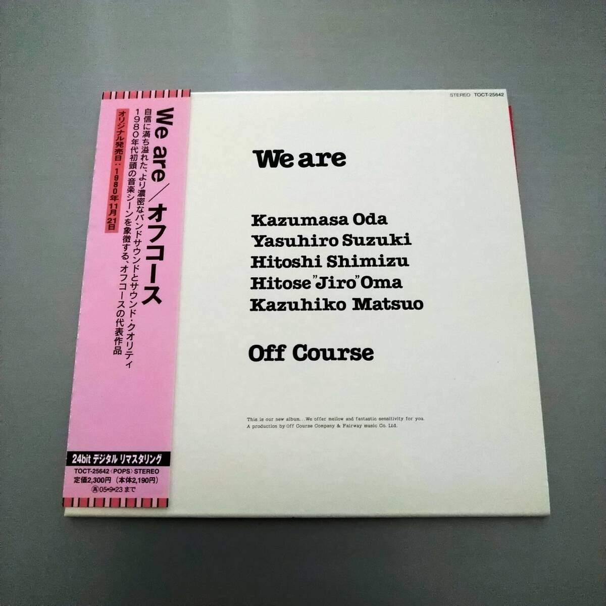 紙ジャケ オフコース / We are 紙ジャケット 国内盤 拍卖