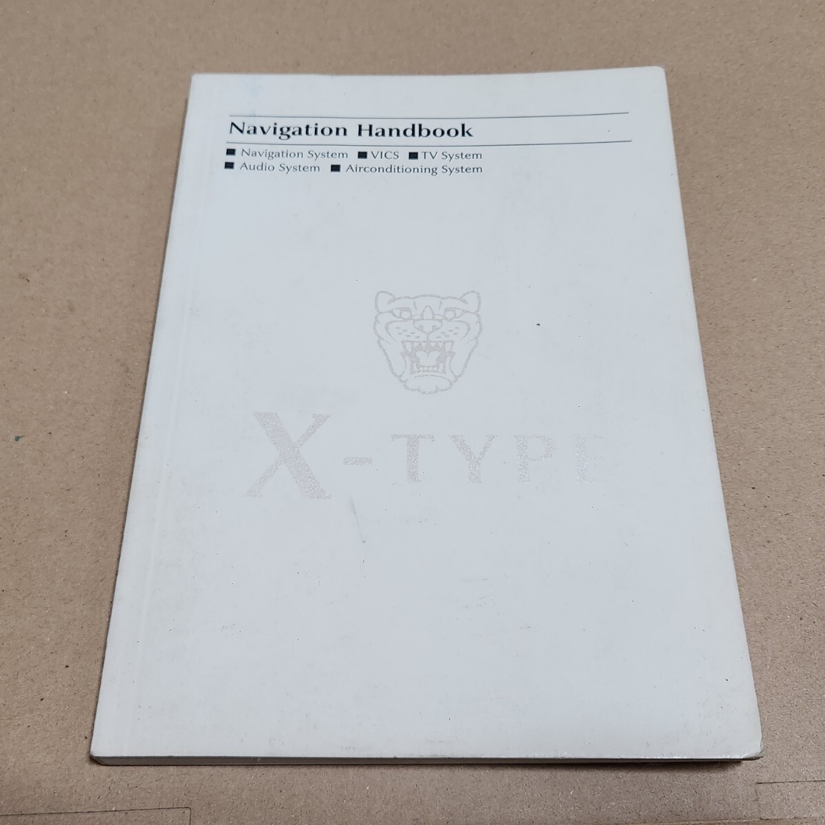 ジャガー Xタイプ 純正ナビ用の取説 取扱説明書 取扱書 J51XA TNS312X40A拍卖
