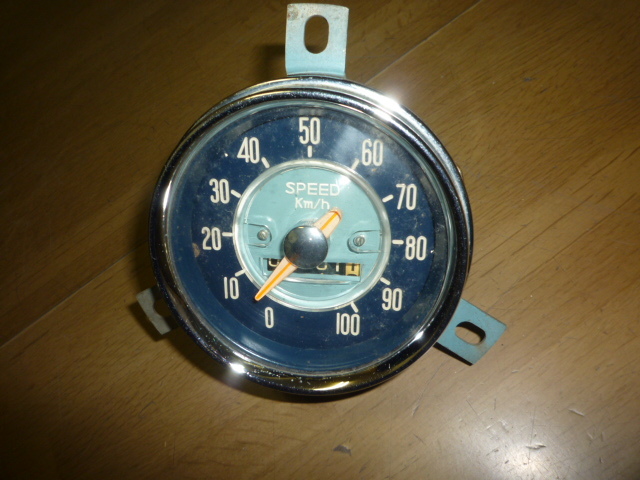 ビンテージ 旧車 50年代 60年代 トヨタ? DENSO 車種不明、未使用品 スピードメーター 57100-030-0拍卖