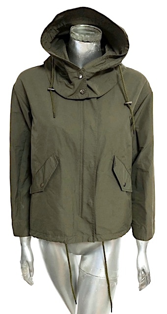 二点以上で送料無料! 2A65【美品】アナイ ANAYI モッズコート ブルゾン フード付き ジャケット カーキ 38 S-M レディース アウター拍卖