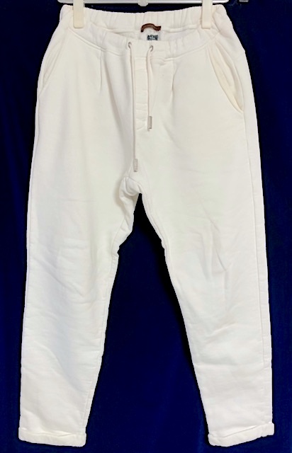 二点以上で送料無料! 2A42 eleventy イレブンティ スウェットパンツ 厚手 メンズ S 白 メンズ ジョガーパンツ ホワイト 拍卖