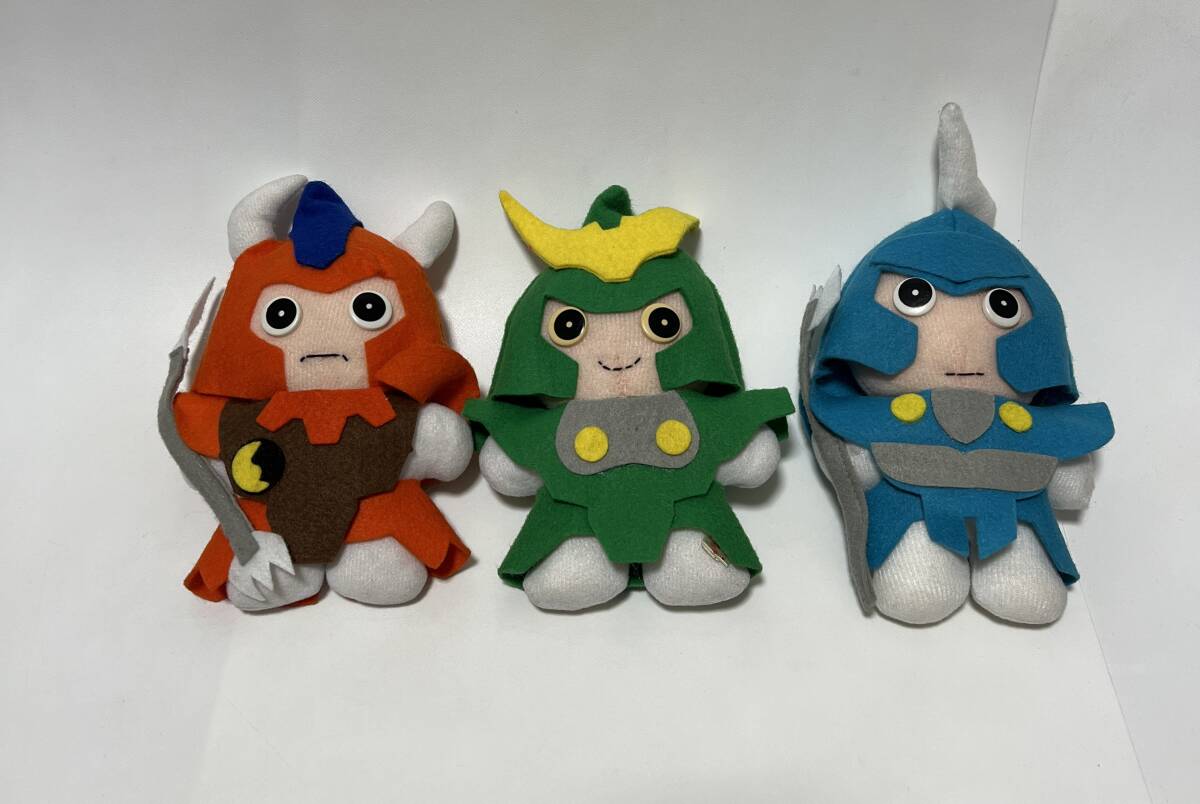 タカラ 鎧伝サムライトルーパー 伊達征士 光輪のセイジ 毛利 伸 水滸のシン 秀 麗黄 金剛のシュウ ぬいぐるみ 3体セット拍卖