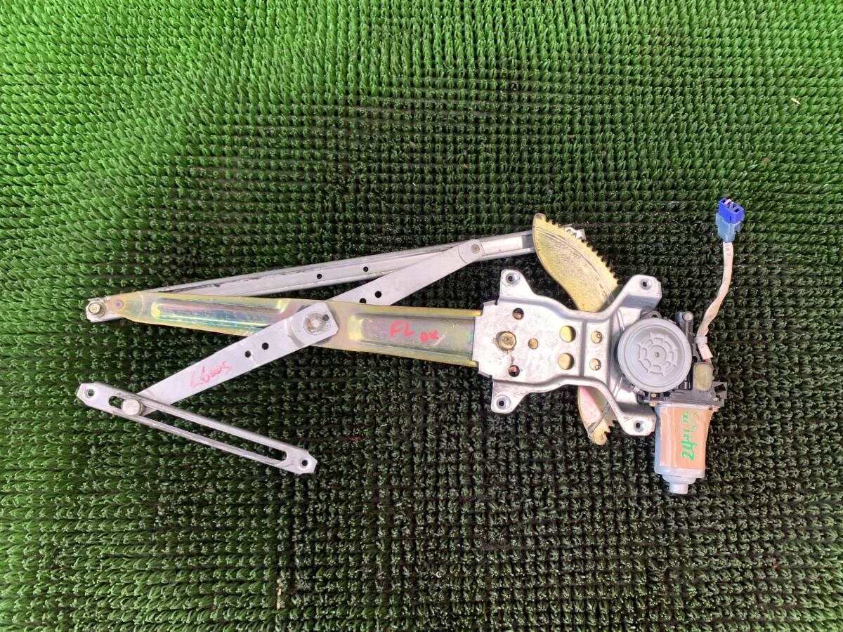 ●即決値段●動作OK●ダイハツ ムーヴ E-L600S 助手席側 フロント左 ドアレギュレーター パワーウィンドウモーター拍卖