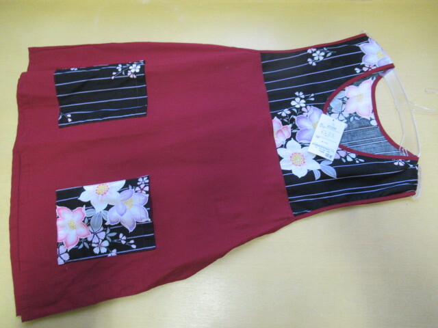 婦人綿100%エプロン・M-L・1着・A6拍卖