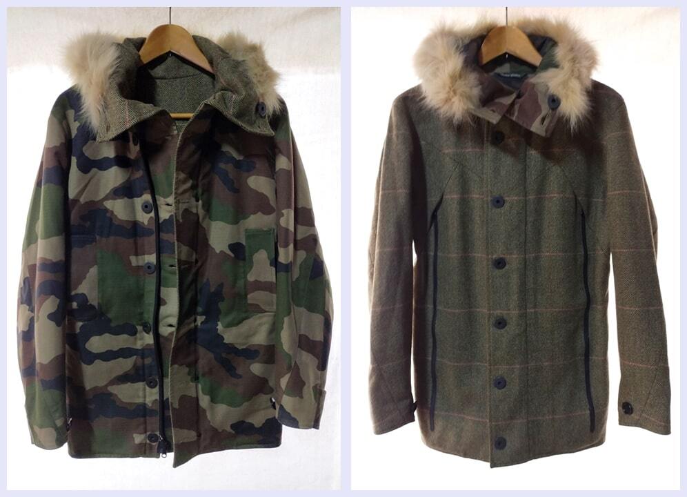 定価9.8万 レア GRIFFIN リバーシブル モッズ コート カモフラ ミリタリー ジャケット パーカー 迷彩 maharishi a bathing ape アーカイブ拍卖