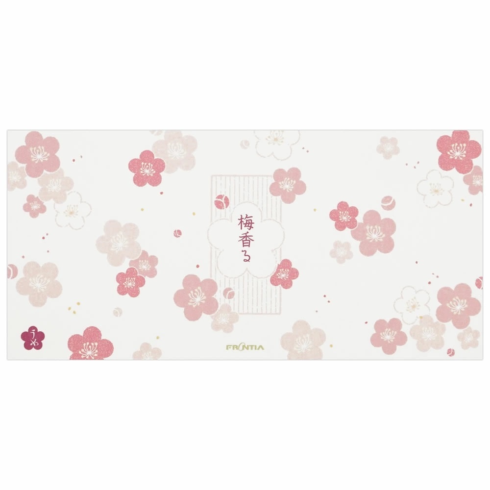 【即決】★一筆箋 梅香る★フロンティア FRONTIA 2柄36枚 手紙 梅柄 冬柄 お礼 ご挨拶 メッセージ 罫線入り // MP-600拍卖