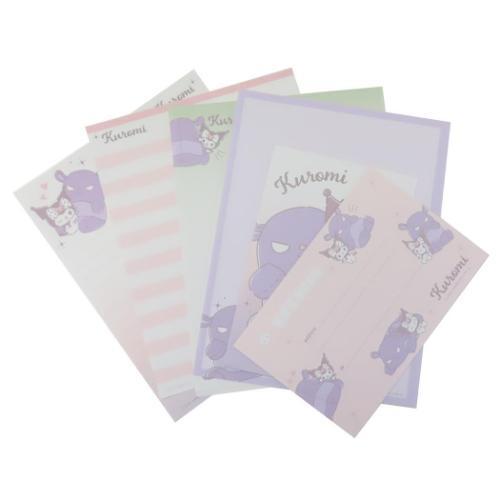 【即決】▽クロミ レターセット▽ カミオジャパン 便箋 封筒 サンリオ キャラクター 手紙 メッセージ パープル かわいい // 304660拍卖